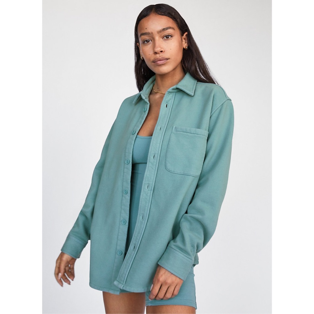 Aritzia TNA cozy fleece Shirt Jacket